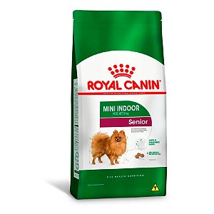 Ração Royal Canin Mini Indoor para Cães Senior de Porte Pequeno 7,5 kg