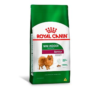 Ração Royal Canin Mini Indoor para Cães Senior de Porte Pequeno 2,5 kg