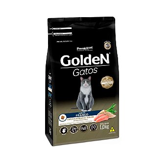 Ração Golden para Gatos Sênior Castrados Sabor Frango 1 kg