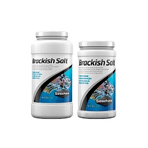 Seachem Brackish Salt 300g Peixes Água Salobra Aquário