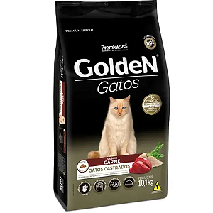 Racao Golden Gatos Ad Cast Carne 10.1 Kg
