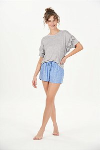 Conjunto Viscose Manga Curta