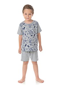 Pijama Manga Curta