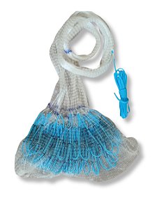 Tarrafa p/ isca fio 0,25 Malha 1,2 cm entre nós 18m