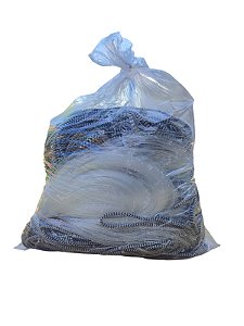 Rede Malha 10 nó a nó (20 cm esticada) Fio 0,40 Compr. 50m