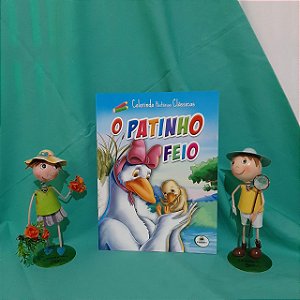 HISTÓRIA DO PATINHO FEIO PARA LER, PINTAR, COLORIR LIVRO - ESPAÇO