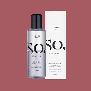 SO RELAXING ÓLEO PARA MASSAGEM BIFÁSICO COM EXTRATO DE AMORA - SOPHIE