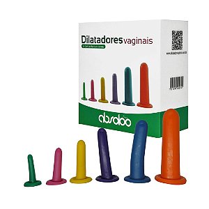 KIT DILATADOR VAGINAIS CORES DIVERSAS - ABSOLOO