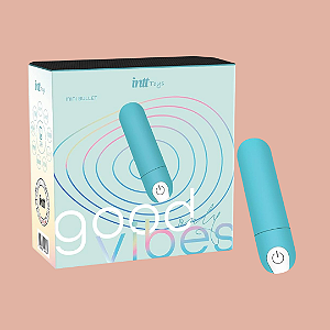 GOOD VIBES BULLET RECARREGÁVEL COM 10 MODOS DE VIBRAÇÃO - INTT