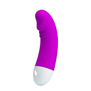 LUTHER - VIBRADOR PONTO G RECARREGÁVEL COM 30 TIPOS DE VIBRAÇÃO - PRETTY LOVE