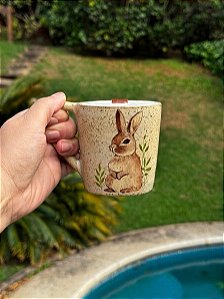 Caneca com Vela aroma de campo