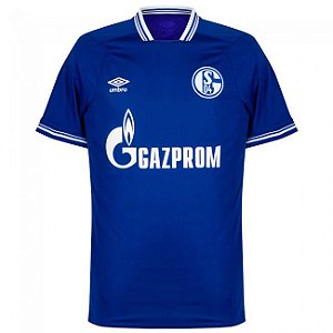 Camisa de Time Schalke 04 I Azul Masculina