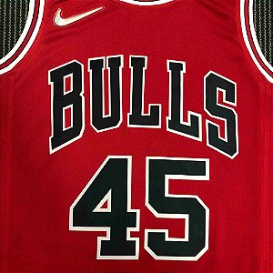 Camisa Basquete Chicago Bulls Vermelha - 75th Anniversary NBA