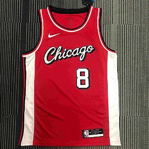 Camisa de Basquete NBA Chicago Bulls #8 LaVine