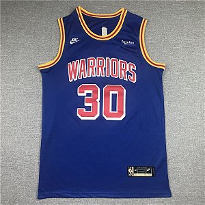 Camiseta Regata NBA Golden State Warriors Azul #30 Curry