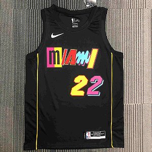 Camisa de Basquete da NBA do Miami Heat Temporada 2022 #22 Butler