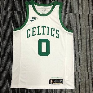 Camisa de Basquete Retrô do Boston Celtics NBA 75th Anniversary #0 Tatum