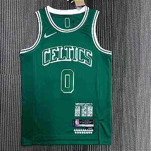 Camisa da NBA do Boston Celtics NBA 75th Anniversary Verde #0 Tatum