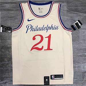 Camisa da NBA do Phaladelphia 76ers Temporada 2020 #21 Embrid