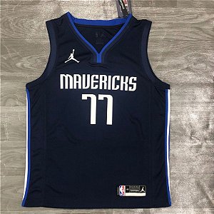 Camisa de Basquete da NBA do Dallas Mavericks Temporada 2021 #77 Doncic