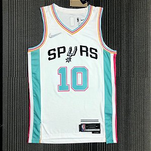 Camisa de Basquete San Antonio Spurs - 75th Anniversary NBA #10 DeRozan