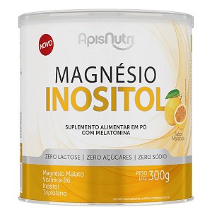 Magnésio Inositol 300g Sabor Maracujá Apisnutri - SV