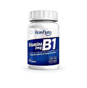 Suplemento de Vitamina B1 - 2,6mg 60 Cáps Apisnutri - SV