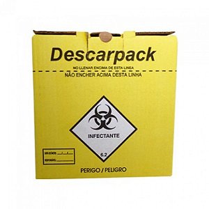 CAIXA COLETORA NR 13 PERFUROCORTANTE DECARPACK