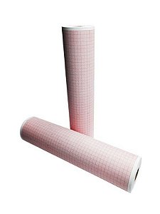 Papel Térmico Milimetrado Para Eletrocardiógrafo Ecg Bionet 216mm x 30m