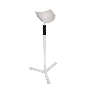 Suporte para braço 3 pés altura regulável - Base pintado - Haste inox.