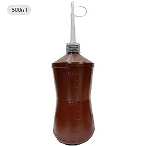 ALMOTOLIA 500ML AMBAR BICO RETO
