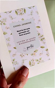 Sachê piramidal China jasmine 10un biodegradável