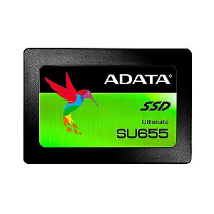 SSD Adata SU655, 120GB, SATA, Leituras: 520MB/s e Gravações: 450MB/s - ASU655SS-120GT-C