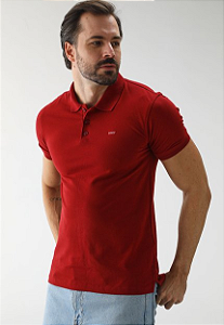 Polo Masculina Levi’s Clássica - Vermelha