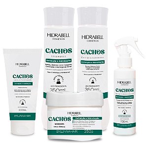 Combo Cachos Bambu Fortalecimento e Hidratação Capilar Hidrabell
