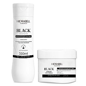 Kit Intensificador do tom Cabelos Pretos Hidrabell