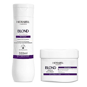 Kit Matizaçao Blond - Desamarelador de Cabelos Loiros Hidrabell