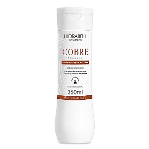 Shampoo Intensificador do tom Ruivo Cobre 350ml Hidrabell