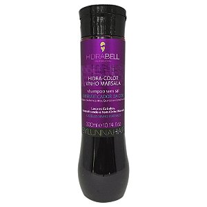 Shampoo Intensificador do Tom Vinho Marsala 350ml Hidrabell