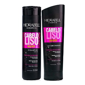 Shampoo e Condicionador Cabelo Liso Abacate Hidrabell