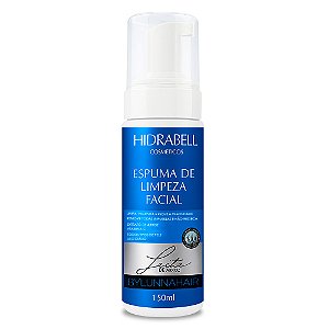 Espuma de Limpeza Sabonete Facial Mousse Micelar Leite de Arroz Hidrabell