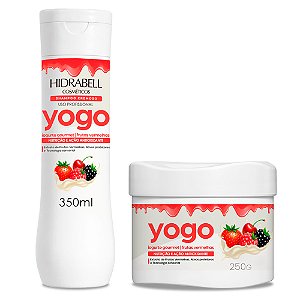 Shampoo e Máscara Nutrição Yogo Frutas Vermelhas Hidrabell