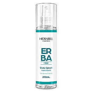 Body Splash Erba Desodorante Colônia Unissex 200ml Hidrabell