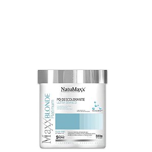 Pó Descolorante MaxxBLONDE Ultra Branco Platinum NatuMaxx 300gr