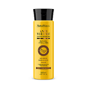 Shampoo AntiVolume Banana Aveia e Mel NatuMaxx 300ml