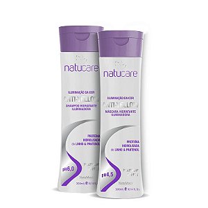Kit Anti Yellow Shampoo 300ml + Mascara 300ml NatuMaxx
