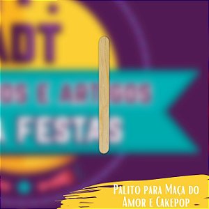 Palito para Maçã do Amor e CakePop (Pacote com 50 un.)