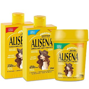 Kit Muriel Alisena Shampoo + Condicionado + Hidratação