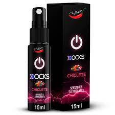 EXCITANTE UNISSEX - VIBRADOR LIQUIDO -  XOCKS ELETRIZANTE 15ML Morango ou Chicletes