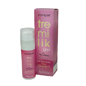 Excitante  VIBRA E ESQUENTA Comestível e Beijável - Tremilik Feitiços | 15g |  Sabores